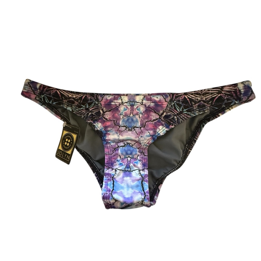 Jolyn Bikini Swim Bottom Print Medium New With Tags - Picture 1 of 5